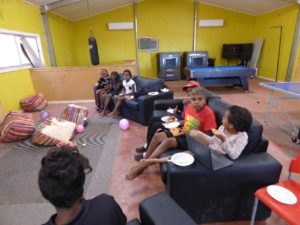 Youth Program – Participants enjoying a snack and chat
